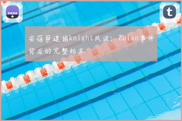 安蓓萨逮捕knight风波：Zuian事件背后的完整始末